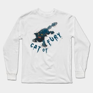 Angry Cat Long Sleeve T-Shirt